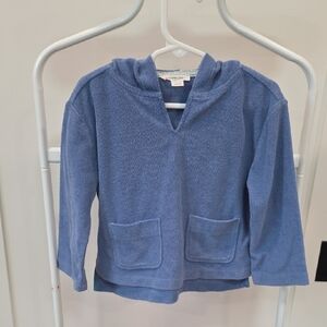 Crewcuts Kids Blue Hooded Sweatshirt
